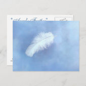 Angel's Feather Postcard Postkarte (Vorne/Hinten)