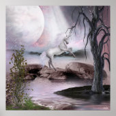 Angels Fee Einhörner drucken Poster (Vorne)