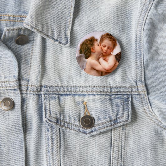 Angels First Kiss, Bouguereau Button (Beispiel)