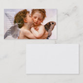Angels First Kiss, Bouguereau Visitenkarte (Vorne/Hinten)