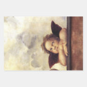 ANGELS / Flügeldrachen ,Wolken Raffaello Sanzio Geschenkpapier Set (Vorderseite 3)