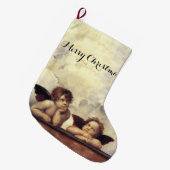 ANGELS / Flügeldrachen ,Wolken Raffaello Sanzio Großer Weihnachtsstrumpf (Vorderansicht (hängend))