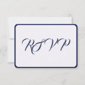 Angels From the Realms of Glory Response Card RSVP Karte (Vorderseite)