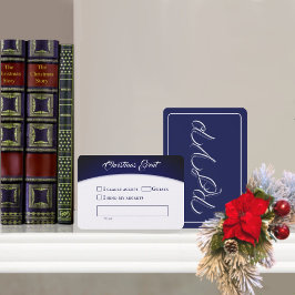 Angels From the Realms of Glory Response Card RSVP Karte