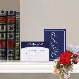 Angels From the Realms of Glory Response Card RSVP Karte