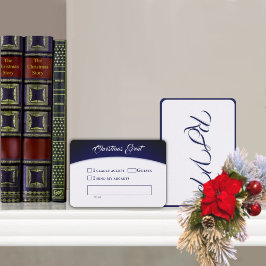 Angels From the Realms of Glory Response Card RSVP Karte