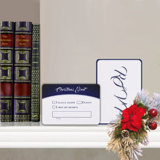 Angels From the Realms of Glory Response Card RSVP Karte