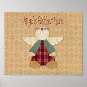 Angels Gather Here Print Poster (Vorne)