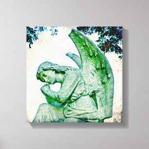 Angels Gedanken Leinwanddruck