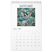 Angels Glass Window 2026 Personalisiert Kalender (Jan 2027)