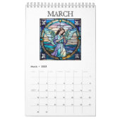 Angels Glass Window 2026 Personalisiert Kalender (Mär 2025)
