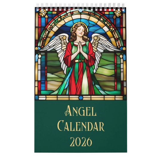 Angels Glass Window 2026 Personalisiert Kalender (Titelbild)