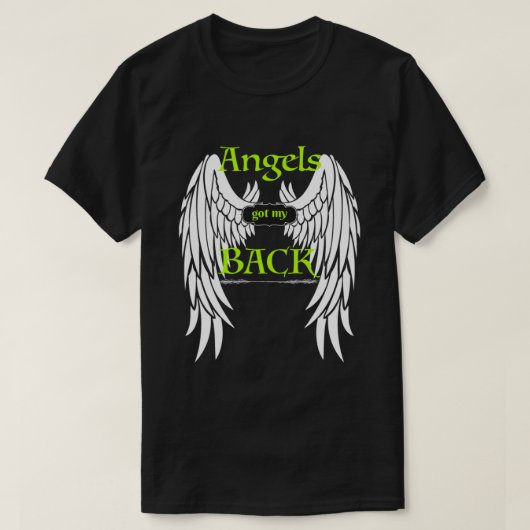 Angels Got mir zurück Inspiration Religiöse Flügel T-Shirt (Design vorne)