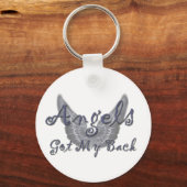 Angels Got My Back Schlüsselanhänger (Vorderseite)