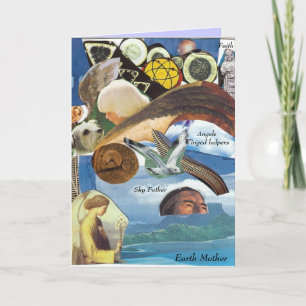 Angels Guides Soul Path Collage Card Karte