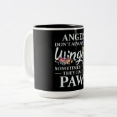 Angels haben nicht immer Flügel Chihuahua Lover Zweifarbige Tasse (Vorderseite Links)