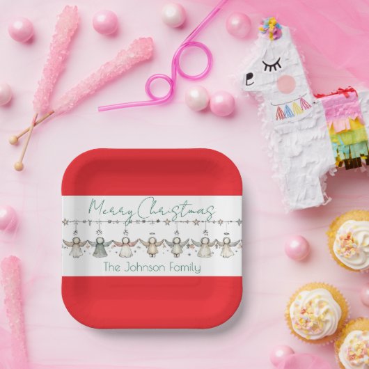 Angels in Celebration Pappteller (Party)