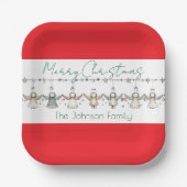 Angels in Celebration Pappteller (Vorderseite)