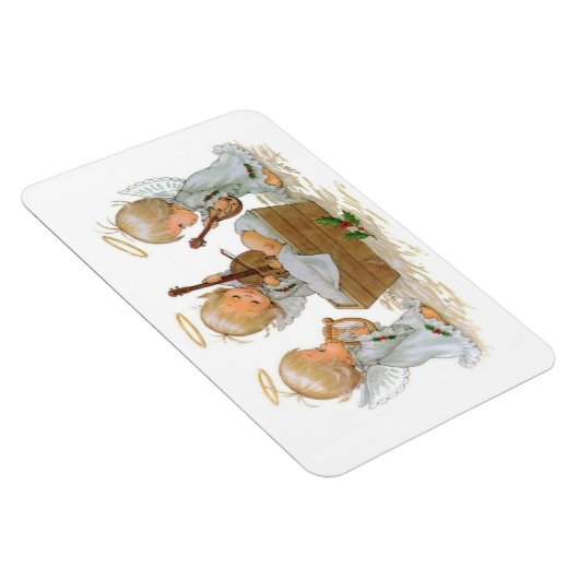 Angels in Manger Premium Magnet (Rechte Seite)