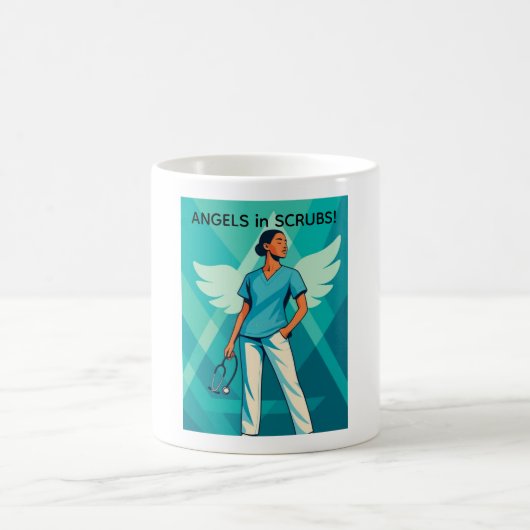 Angels in Scrubs! Mug Kaffeetasse (Mittel)