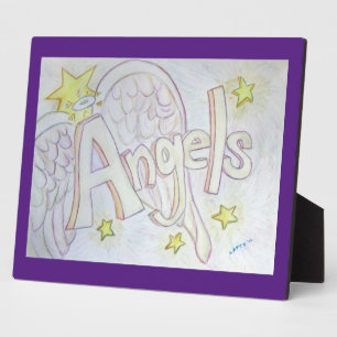 Angels Inspiration Word Malgedicht Plaque Fotoplatte