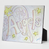 Angels Inspiration Word Malgedicht Plaque Fotoplatte (Seite)