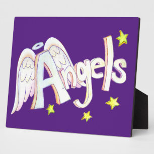 Angels Inspiration Word Malgedicht Plaque Fotoplatte