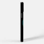 Angels Kissing , Schwarz-Grün-Design Case-Mate iPhone Hülle (Rückseite / Rechts)