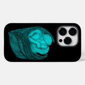 Angels Kissing , Schwarz-Grün-Design Case-Mate iPhone Hülle (Rückseite (Horizontal))