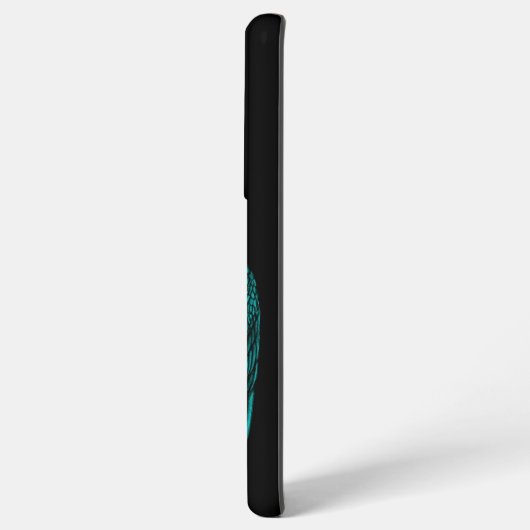 Angels Kissing , Schwarz-Grün-Design Samsung Galaxy Hülle (Linke Seite)