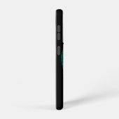 Angels Kissing , Schwarz-Grün-Design Samsung Galaxy Hülle (Rechte Seite)