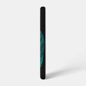 Angels Kissing , Schwarz-Grün-Design Samsung Galaxy Hülle (Linke Seite)