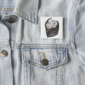 Angels Kissing , Schwarz-Weiß-Design Button (Beispiel)