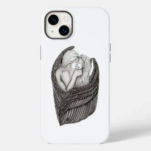 Angels Kissing , Schwarz-Weiß-Design Case-Mate iPhone 14 Plus Hülle