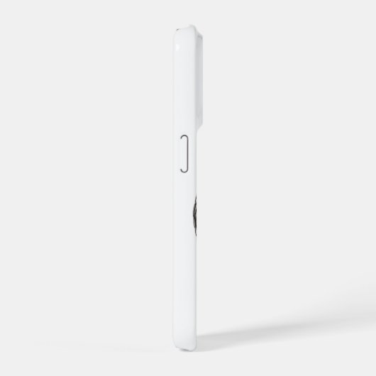 Angels Kissing , Schwarz-Weiß-Design iPhone Hülle (Rechte Seite)