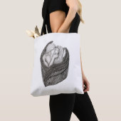 Angels Kissing , Schwarz-Weiß-Design Tasche (Von Nahem)
