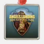 Angels Landing (Pfeilspitzen) Ornament Aus Metall (Vorne)
