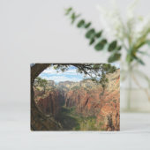 Angels Landing Postkarte (Stehend Vorderseite)