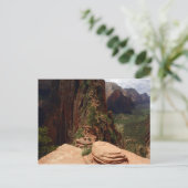 Angels Landing Trail Postkarte (Stehend Vorderseite)