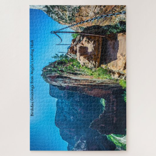 Angels Landing Utah Jigsaw Puzzle (Vertikal)