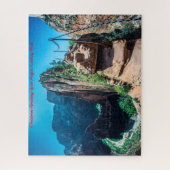 Angels Landing Utah. Weihnachtsgrüße Puzzle (Vertikal)