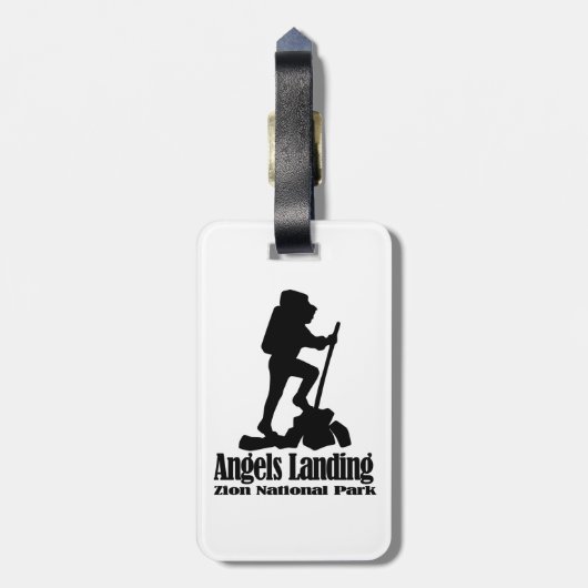 Angel's Landing - Zion National Park - Gepäckmarke Gepäckanhänger (Rückseite vertikal)