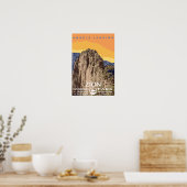 Angels Landing Zion National Park Travel Poster (Küche)