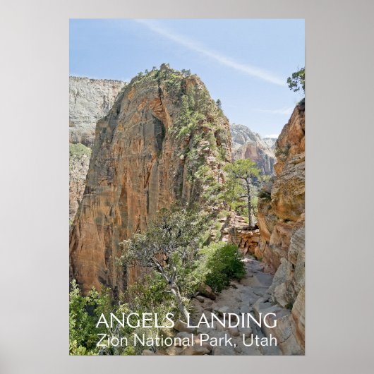 Angels Landing, Zion NP Poster (Vorne)