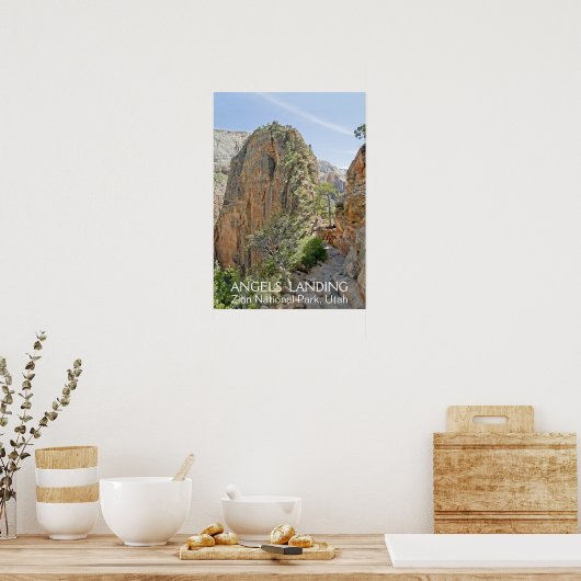 Angels Landing, Zion NP Poster (Küche)