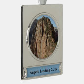 Angels Landung im Zion Nationalpark Banner-Ornament Silber (Rechts)