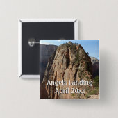 Angels Landung im Zion Nationalpark Button (Vorne & Hinten)