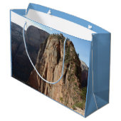 Angels Landung im Zion Nationalpark Große Geschenktüte (Rückseite Schrägansicht)