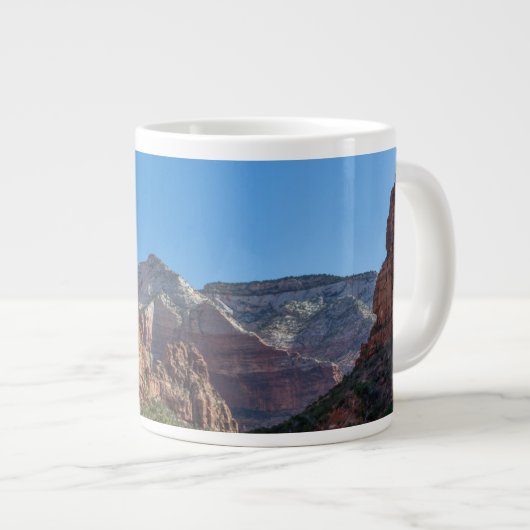 Angels Landung im Zion-Nationalpark Jumbo-Tasse (Vorderseite Rechts)