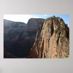 Angels Landung im Zion Nationalpark Poster
